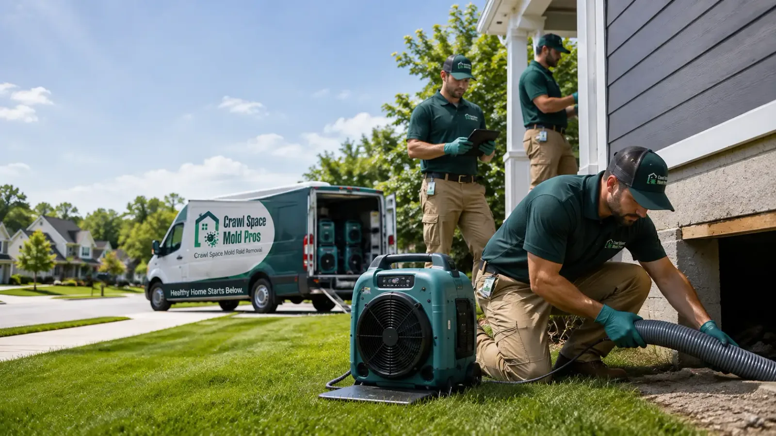 Crawl Space Mold Removal in Woodson, TX